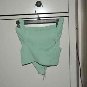 NWT Conscious Hunza G Xandra Crinkled Bikini Set One Size MSRP $215